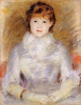 皮埃爾 奧古斯特 雷諾阿 Portrait of a Young Woman, Ellen Andree 皮埃爾 奧古斯特 雷諾阿 Portrait of a Young Woman, Ellen Andree